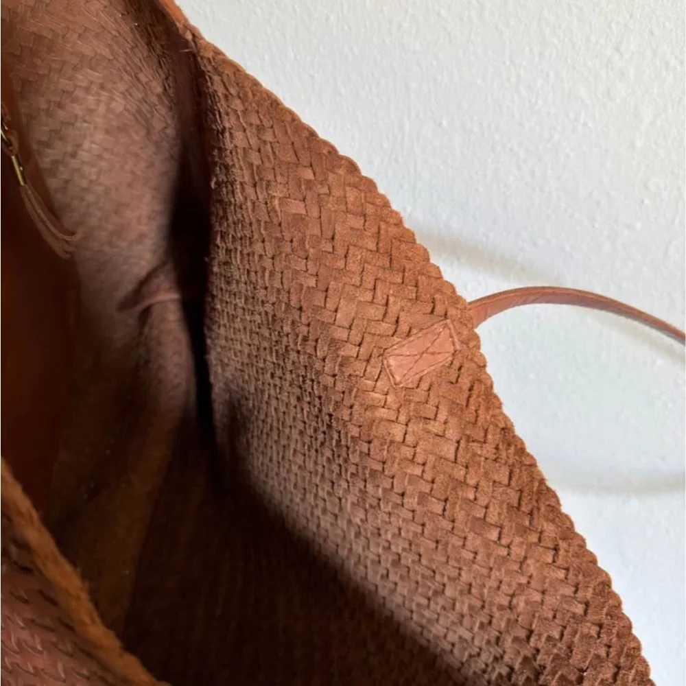 Madewell Woven Leather Transport Tote - Picture 10 of 10